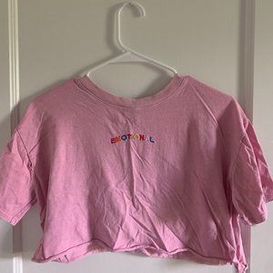 Forever 21 cropped tee